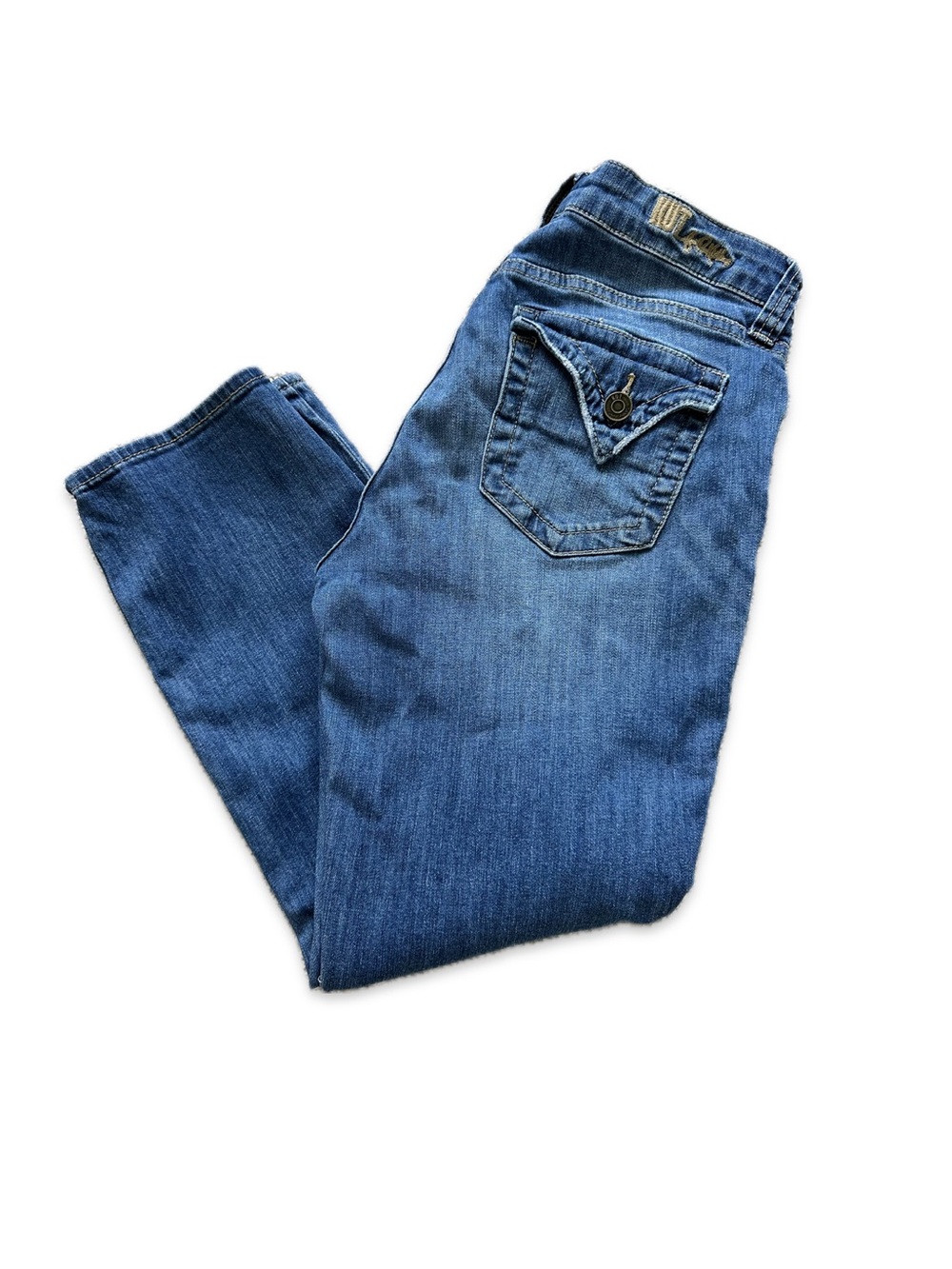 Kut from the Kloth “BARDOT” Skinny Boyfriend Cropped Jeans size 2